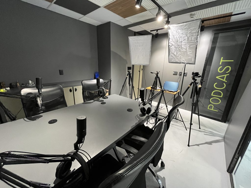 imagem - Estúdio de podcast do Cilla Tech Park ganha forma